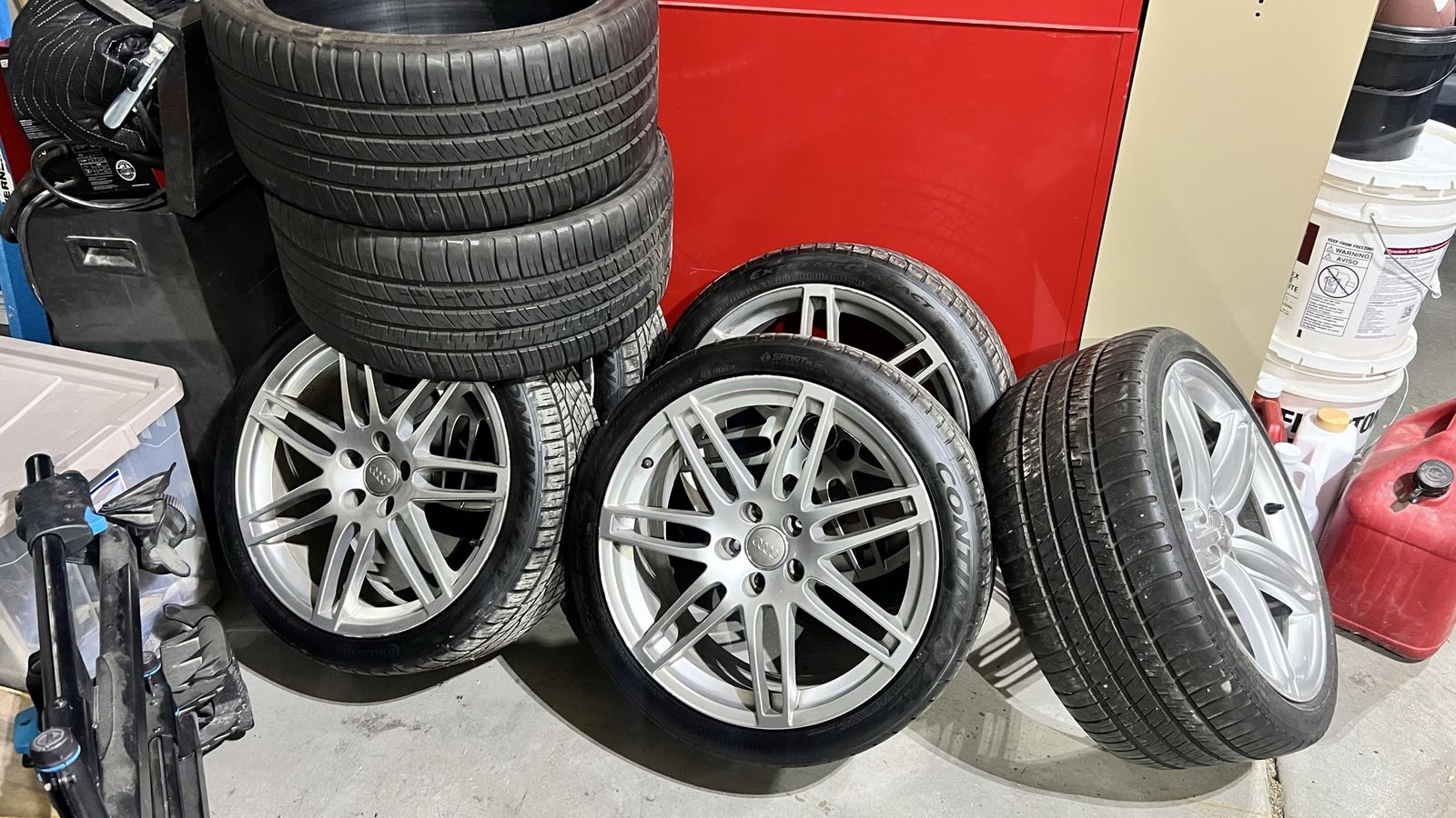 Audi Speedline Wheels with New Continental Tires