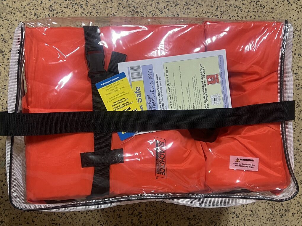 Seachoice Adult Life Jackets, 4 Pack