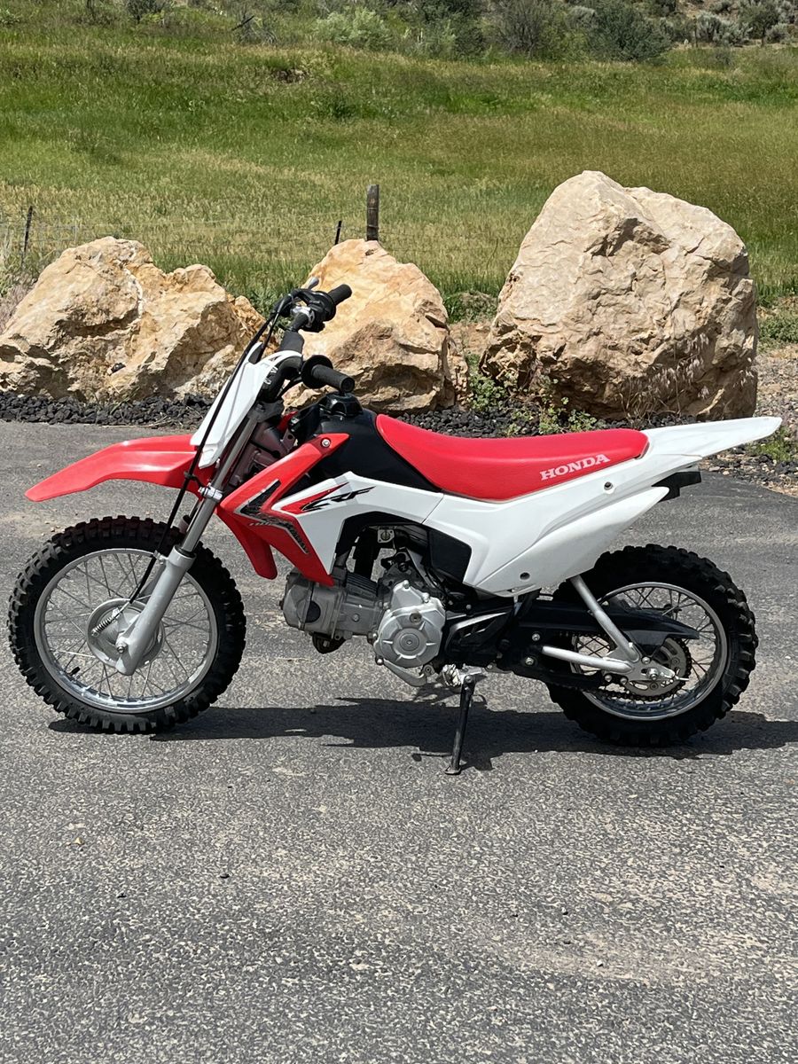 2016 CRF 110 title in hand