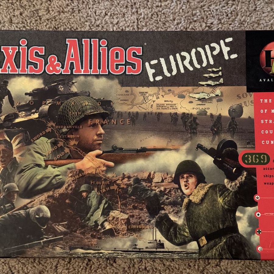 Axis & Allies Europe Avalon Hill Board Game - WWII Military Strategy