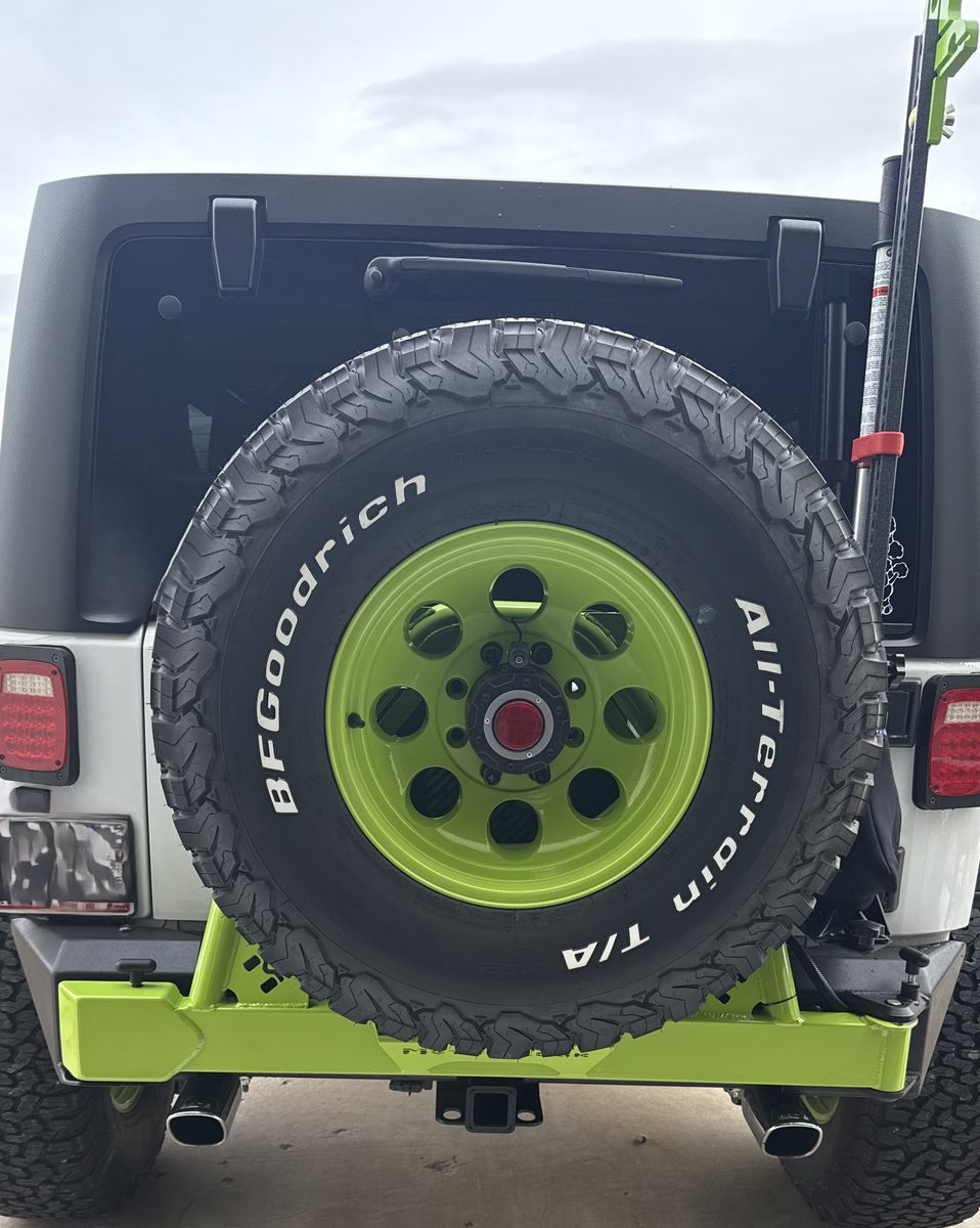 MetalCloak swing out tire carrier bumper for Jeep JK/JKU 2007-2018