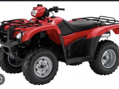Honda Foreman Rubicon ATV - Red, Low Miles (907)