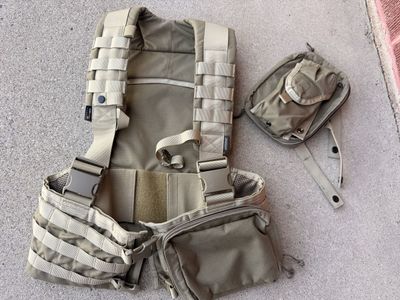 Answer / WLF Tactical Vest Rig - Coyote Brown Cordura with Pouches