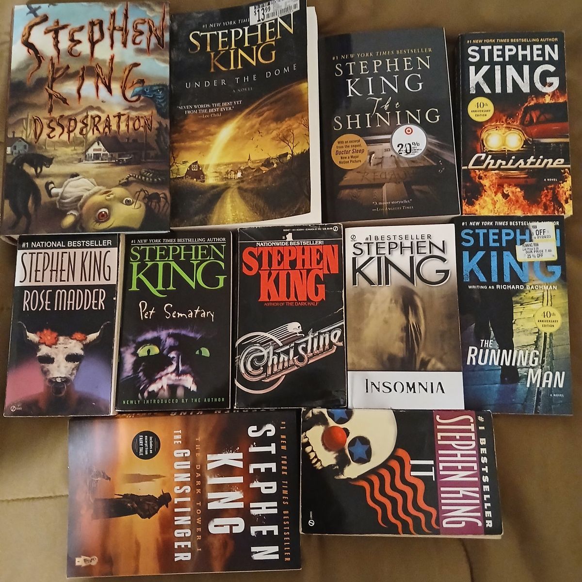 Stephen King $1 each