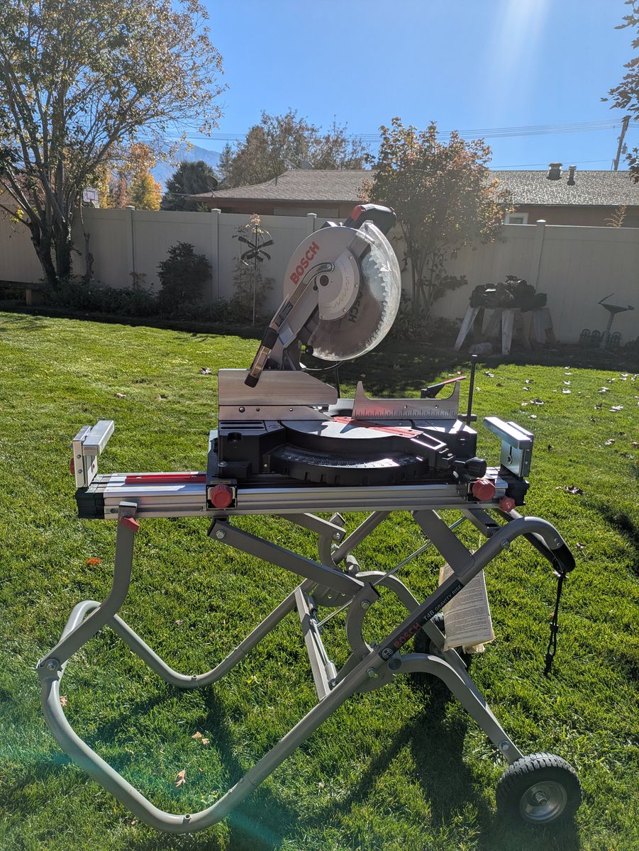 Bosch Sliding Miter Saw w/ Stand