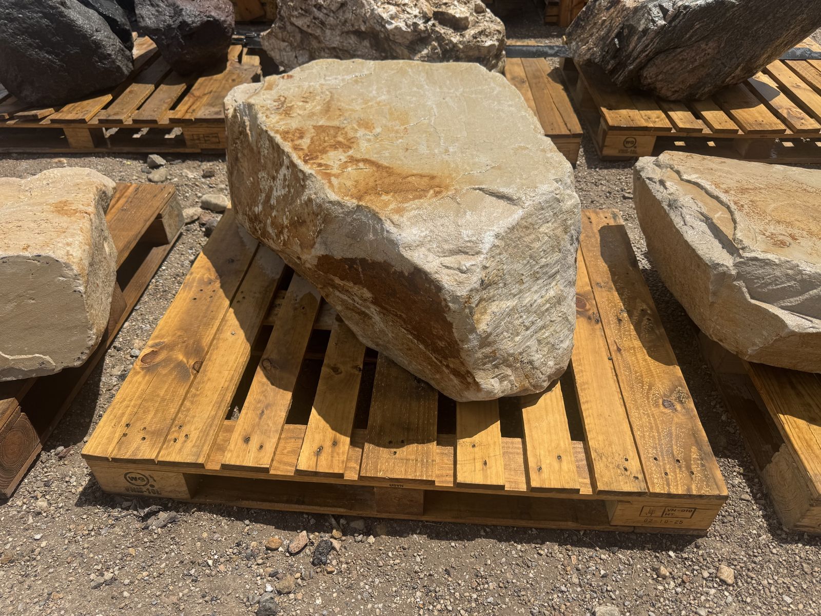Palleted Cooper Canyon Boulder Shipped and Installed
