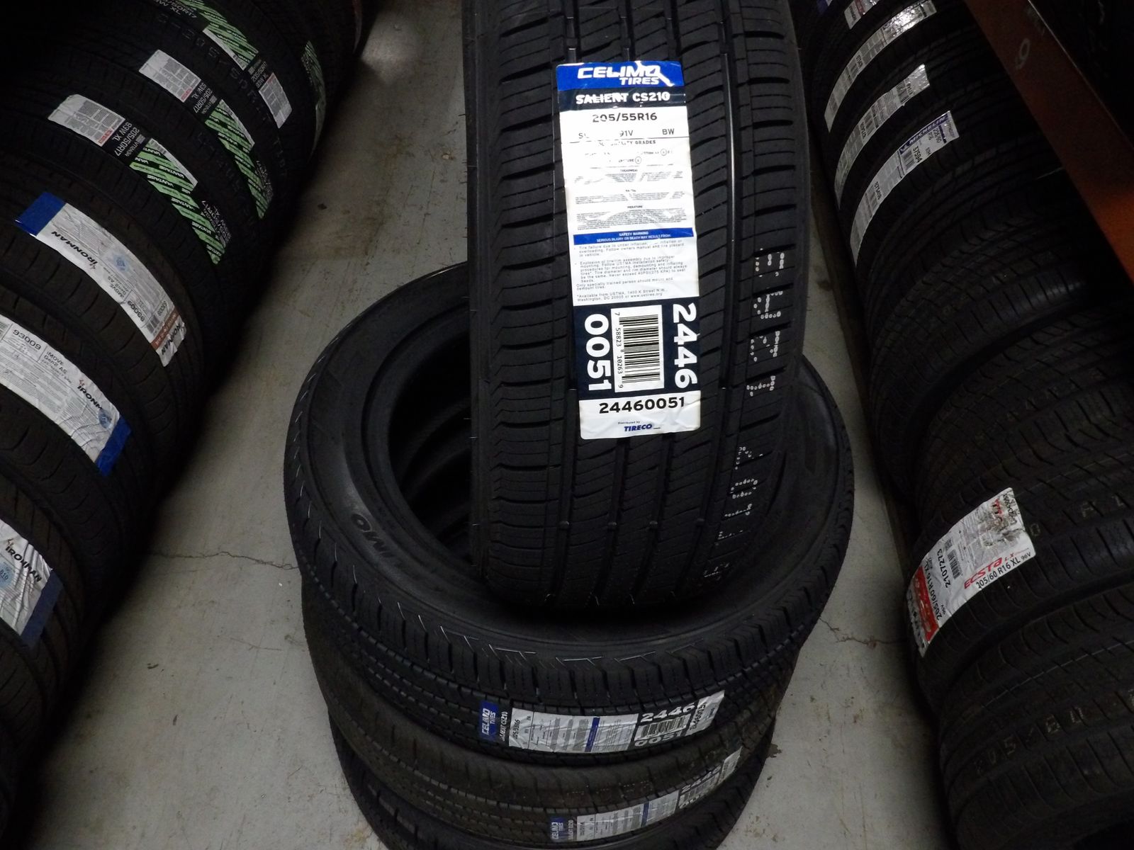 205/55R16 CELIMO SALIEN CS210 SET OF NEW TIRES