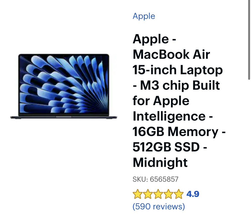 Brand New Sealed Macbook Air 15 Inch