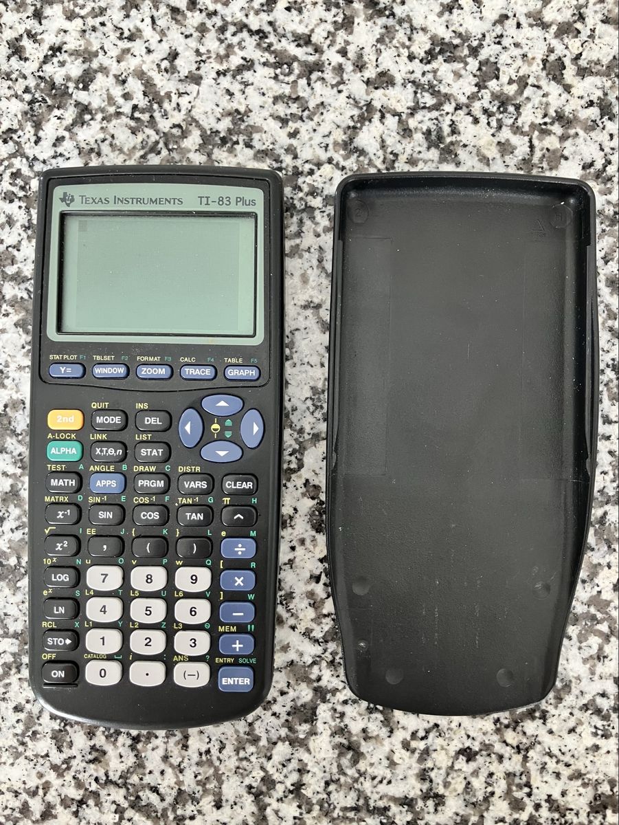 Texas Instruments TI-83 Plus Graphing Calculator with Slide Cover
