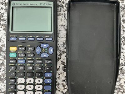 Texas Instruments TI-83 Plus Graphing Calculator with Slide Cover