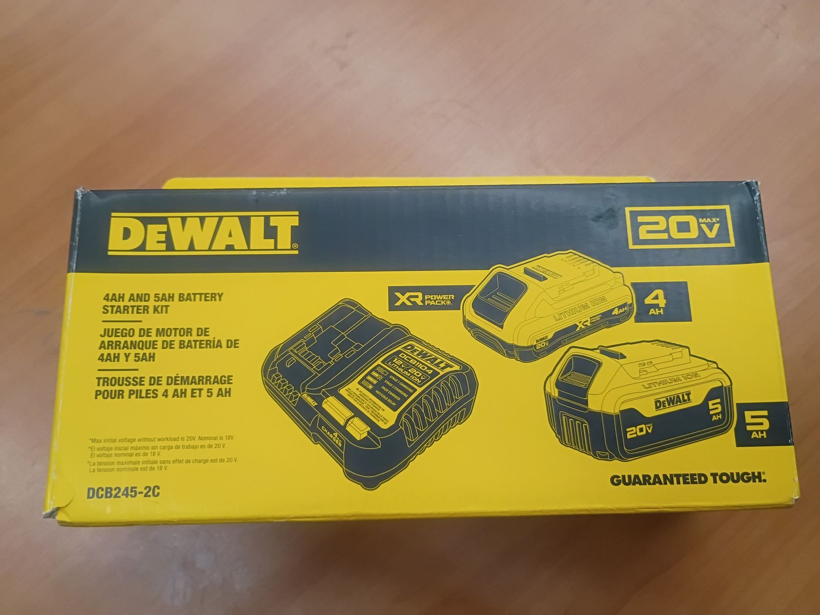 Dewalt Batteries & charger, PowerPack 4ah, 5ah & 4ah charger. NEW IN BOX!