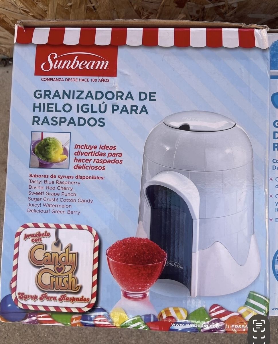 Sunbeam Igloo Ice Shaver Snow Cone Maker Machine - Create Delicious Shaved Ice Desserts