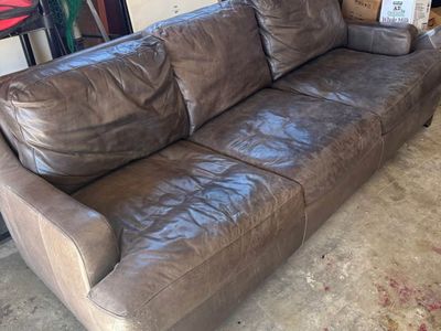 Leather couch
