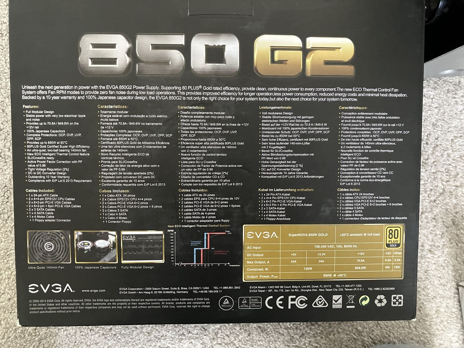 SVSA SUPERNOVA 850 G2 power supply