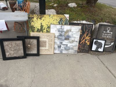 Assorted Wall Art & Decor Collection - Multiple Styles, Modern & Rustic Pieces