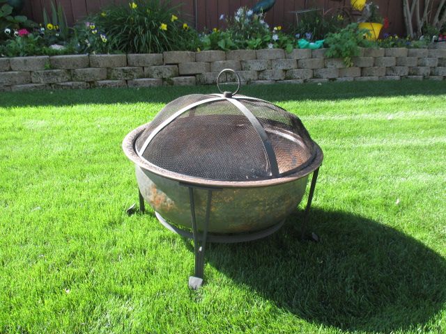 Copper Fire Pit.