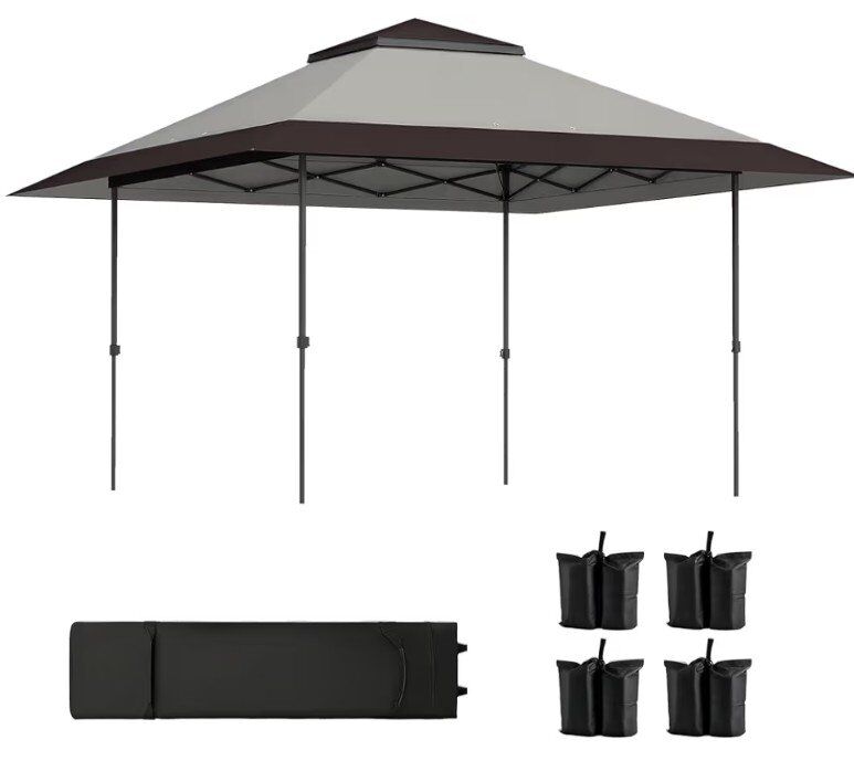 NEW Outsunny 13' x 13' Pop Up Canopy Tent