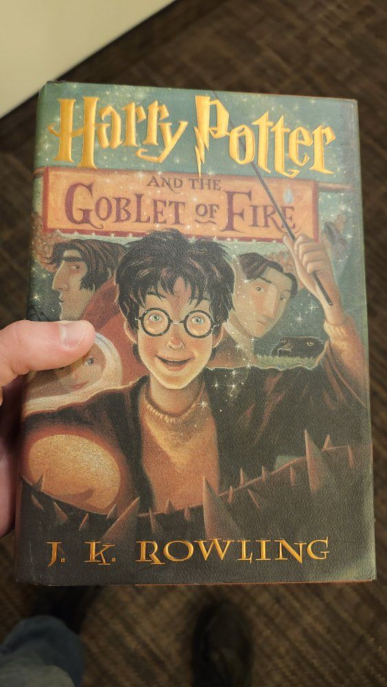 Harry Potter and the Goblet of Fire by J.K. Rowling Hardcover Book