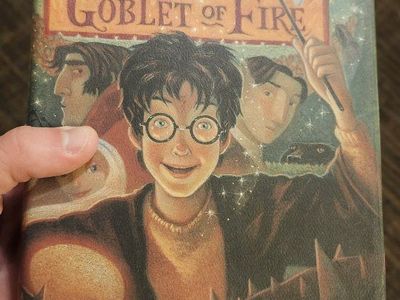 Harry Potter and the Goblet of Fire by J.K. Rowling Hardcover Book