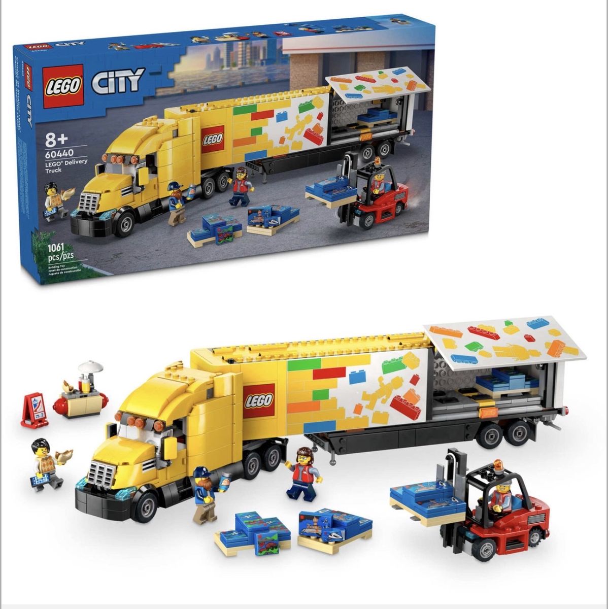 Yellow Delivery Truck Lego