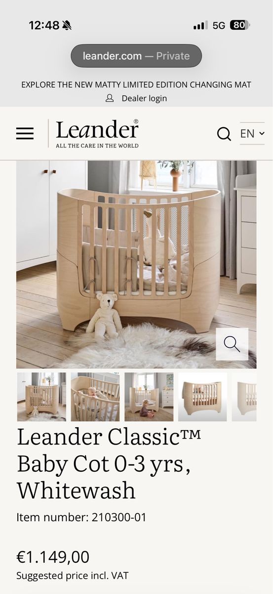 Designer, baby crib, European, high-end