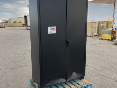 JAMCO Storage Cabinet 78”x48”x24” Black DL248BL