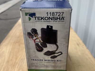 Tekonsha 118727 T-One Connector Trailer Wiring Kit - Easy Install for 4-Way Flat Connector