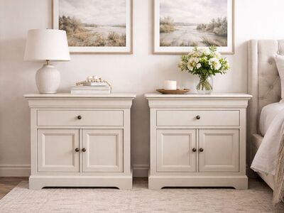 Stanley Mt. Airy Nightstands – Solid Wood Pair