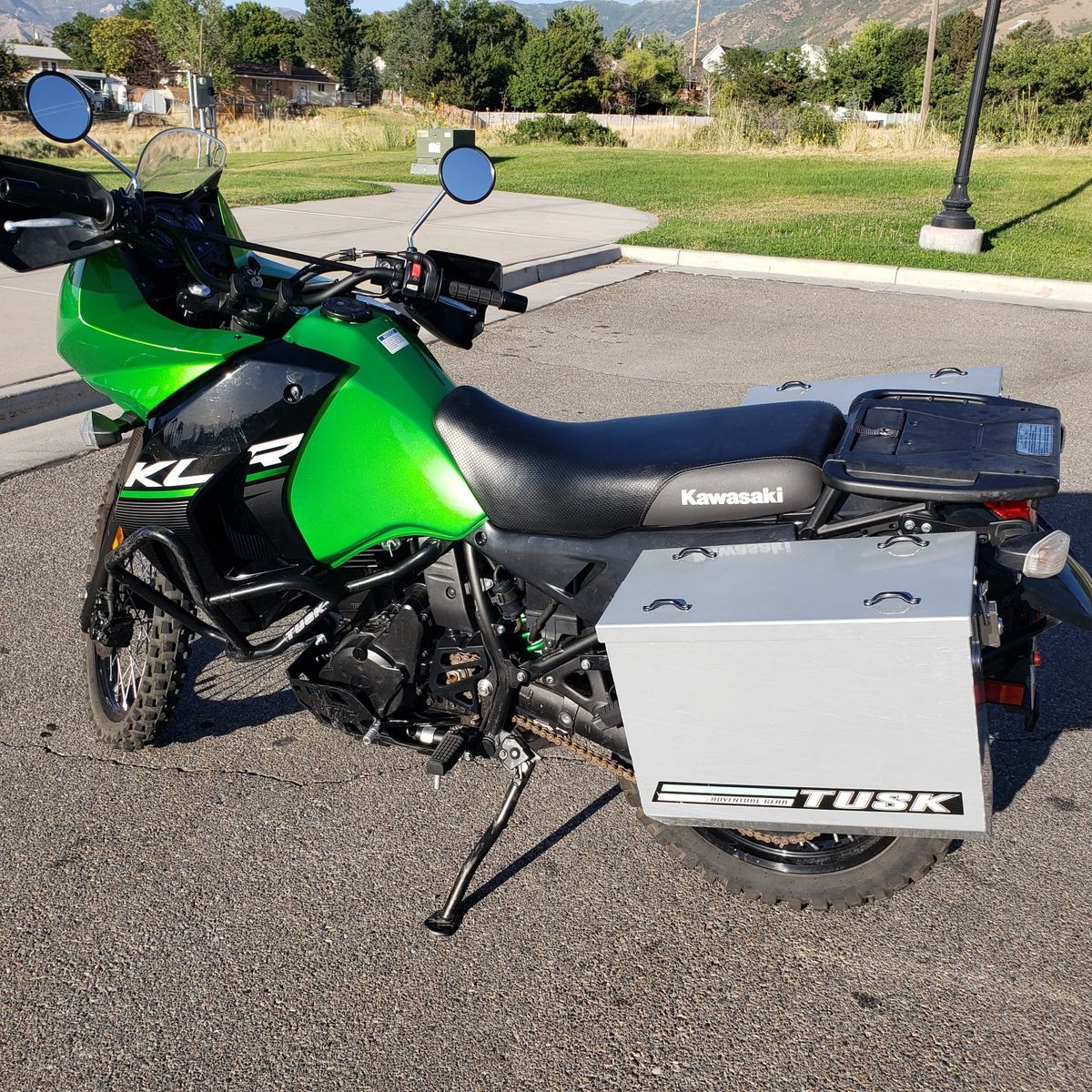 Dirt bike, Road bike, Kawasaki, KLR650.