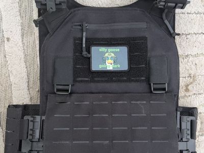 Cerberus LLC Tactical Vest & Level III Tungsten Steel Carbide Ballistic Plate - Stops Pistol & .223/AR Rounds