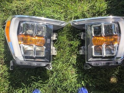 OEM 2021 F150 LED Headlight Assemblies Pair Left and Right