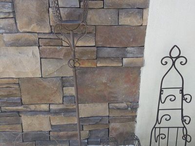 Outdoor and Indoor Metal Decor Towel rack lanterns