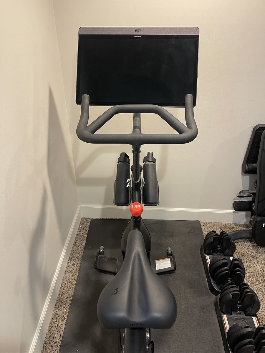 Peloton - water bottles, mats, blocks and 2 pairs of shoes