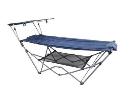 Ozark Trail 2-Person Hammock with Canopy, Blue