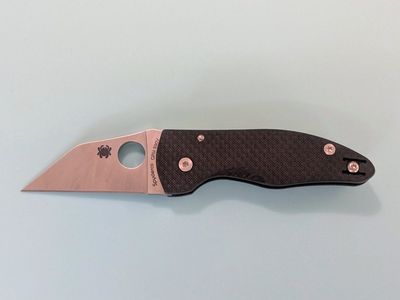 Spyderco MicroJimbo S90V Carbon Fiber Sprint Run
