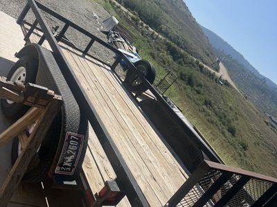 2017 Trailer Place Tandem Axle Utility Trailer - 7000 lb GVWR with Fold-Down Ramp Gate