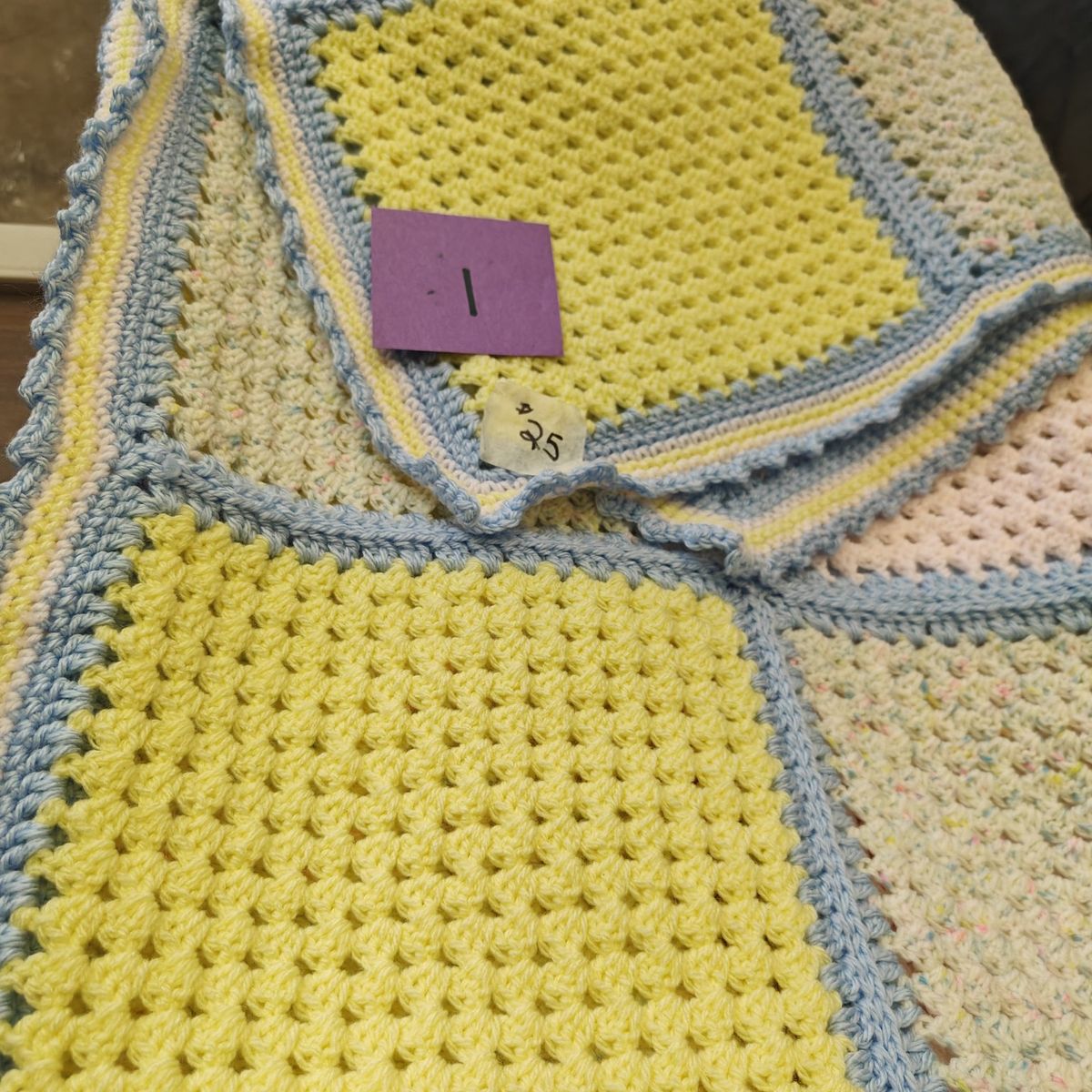 Handmade Crocheted Baby Blankets - Soft & Cozy (Various Colors/Patterns)