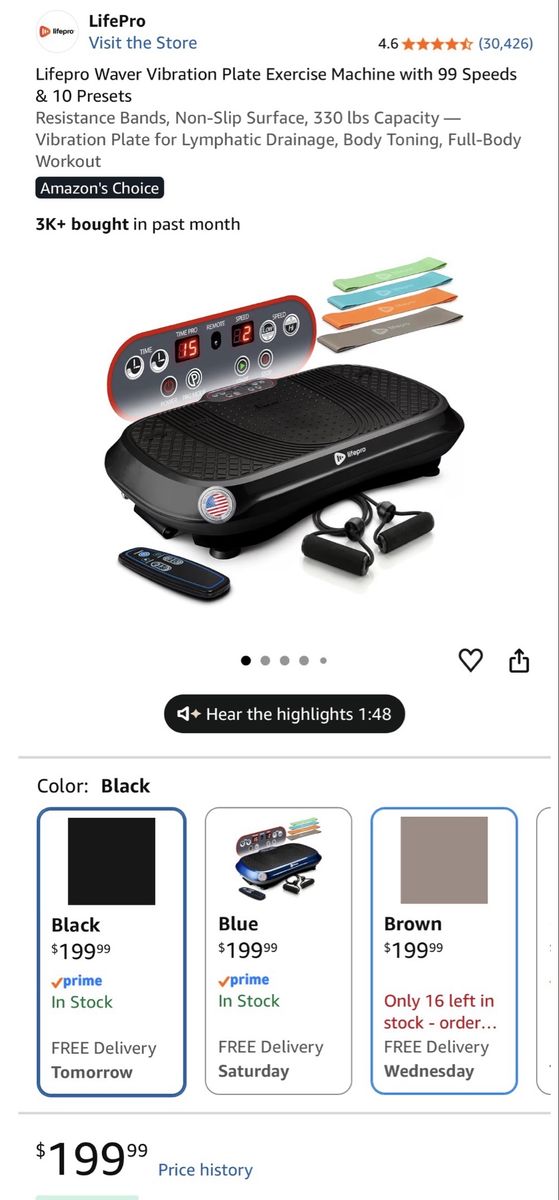 Life pro vibration plate