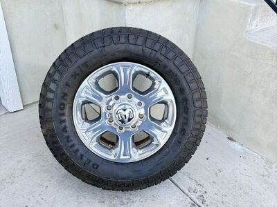 Dodge Ram 3500 Rims and Tires 275/70R18 Firestone