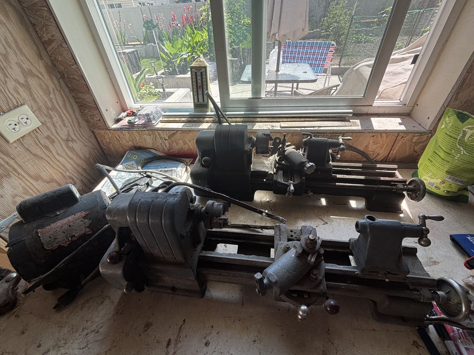 antique metal lathes