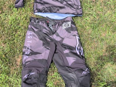 Alpinestars ASTARS Camo Motocross Gear Set - Jersey & Riding Pants