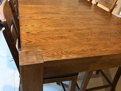 8 people dinning room table with leaf