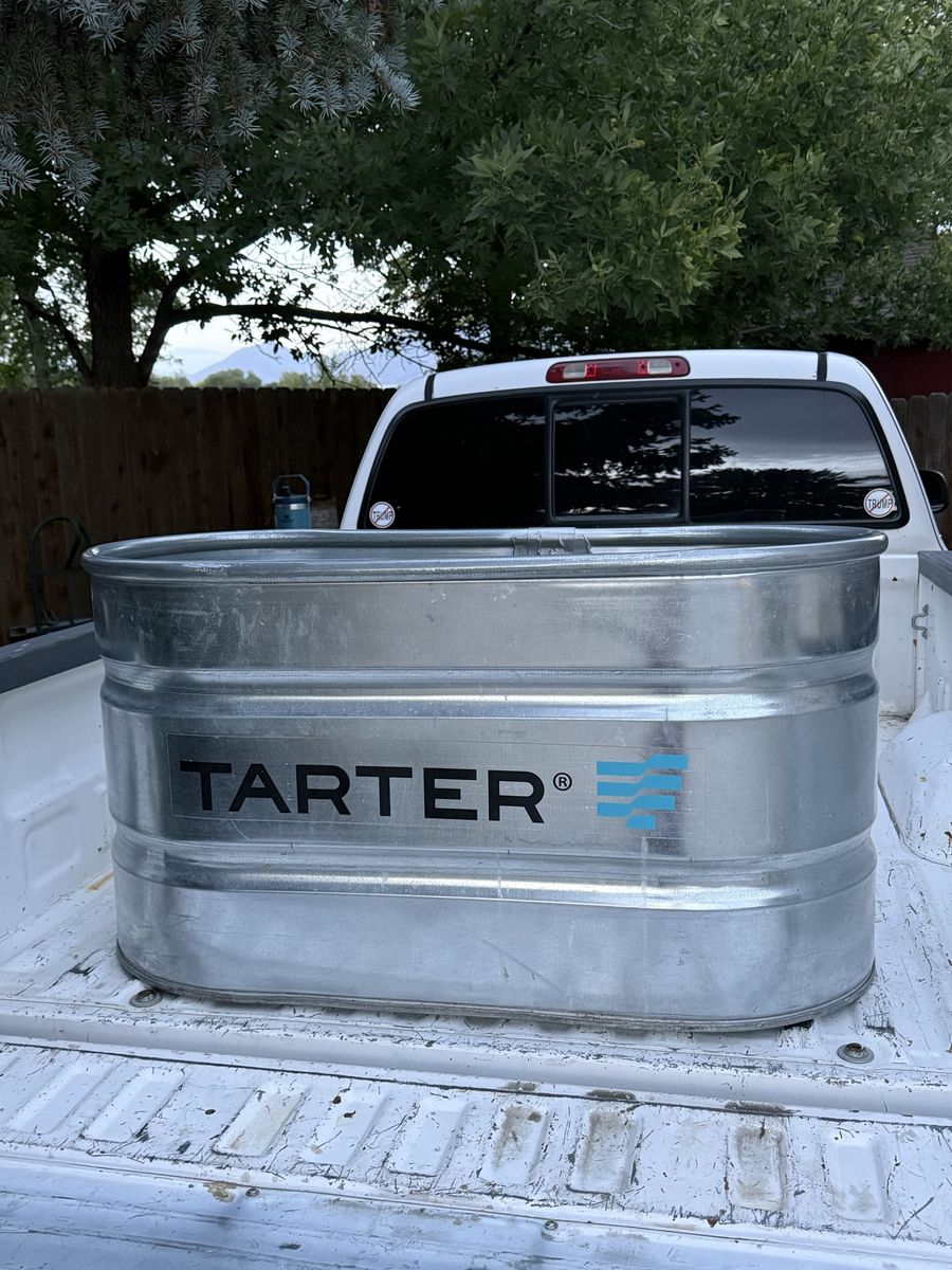 Tarter 100 gallon water trough.