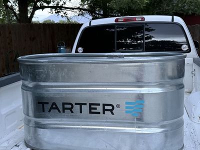 Tarter 100 gallon water trough.