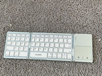Samsers Foldable Wireless Bluetooth Keyboard with Trackpad