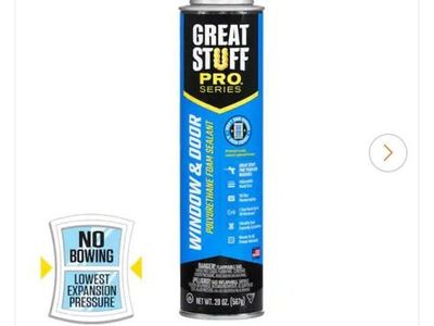 window and door Great stuff pro spray foam