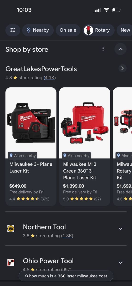 Milwaukee M12 Green 360° 3-Plane Laser Kit - High Visibility & Accuracy