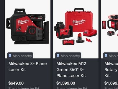 Milwaukee M12 Green 360° 3-Plane Laser Kit - High Visibility & Accuracy