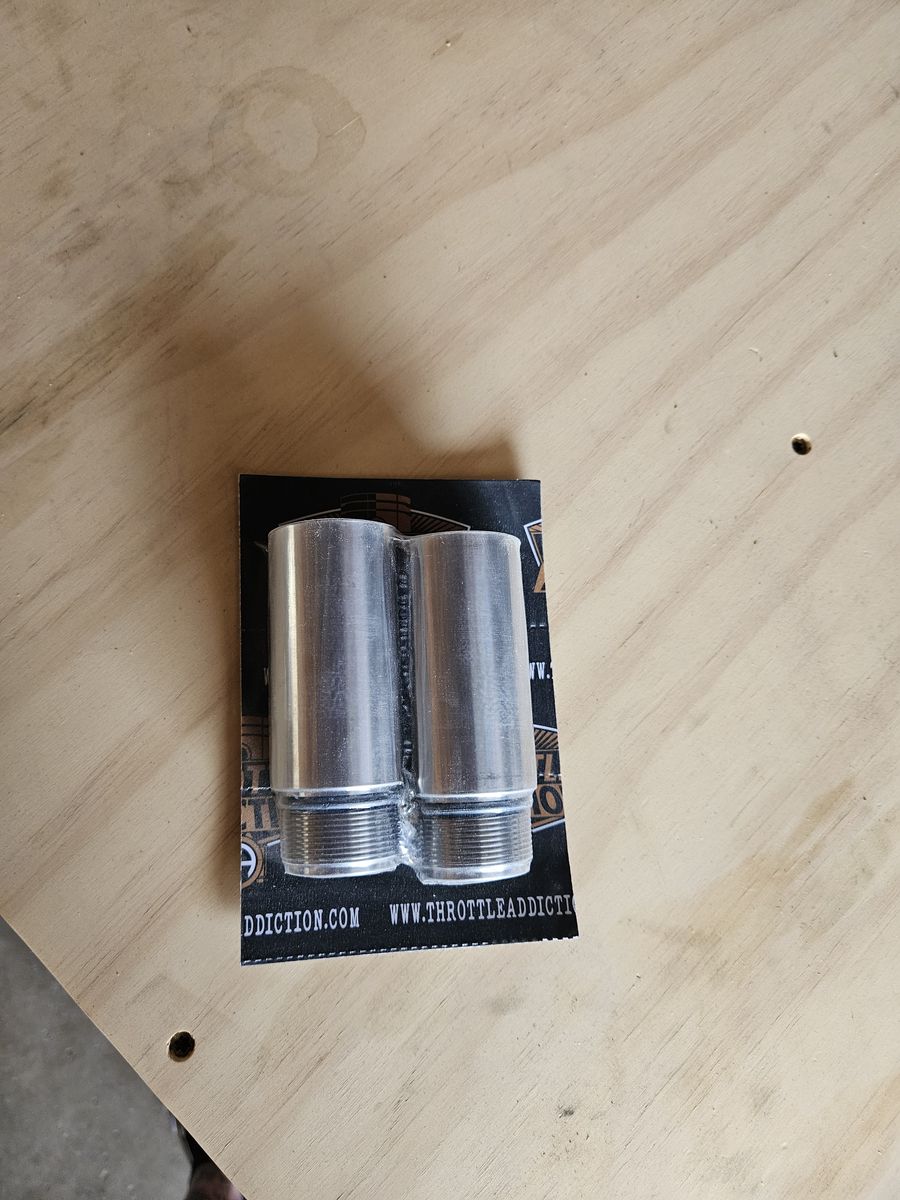 Throttle addiction 3 inch fork extensions!!