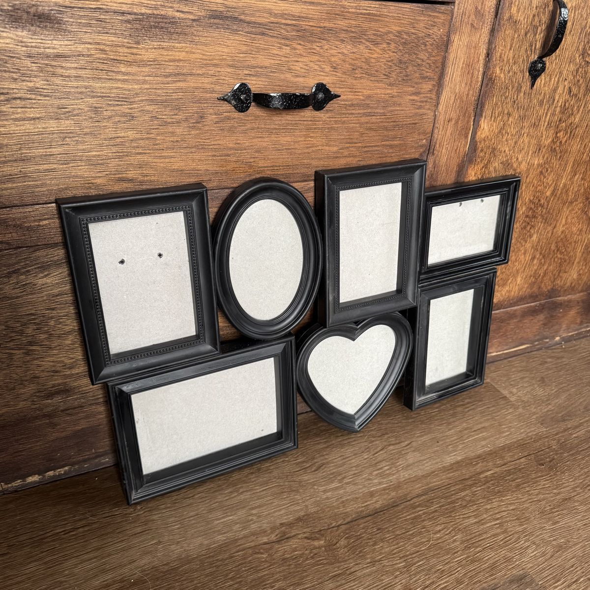 7 Frame Collage Black Photo Frame for 5x7 and 4x6